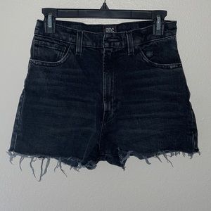 Urban Outfitters High-Waisted Black Jean Shorts
